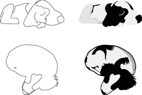 Sleeping Dog Vector Art Icons And Graphics For Free Download