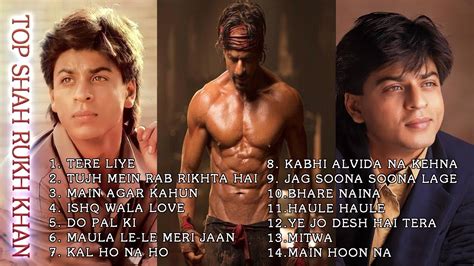 Shah Rukh Khan Movies Songs Heart Touching Songs Bollywood Romantic