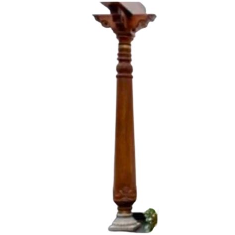 Wood Brown Anitque Chettinad Pillar Size 7ft At Rs 22000 Piece In