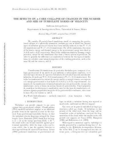 The Effects On A Core Collapse Of Changes In The Number And Size Of