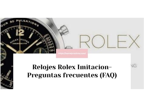 Los Mejores Relojes Rolex Imitacion Guía de compra Opiniones y