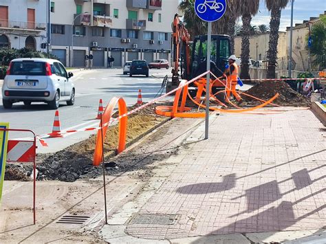 Marsala Fanno Lavori Per La Fibra Senza Autorizzazione E Danneggiano