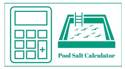 Pool Salt Calculator Adjust The Pool Salinity Sum Sq