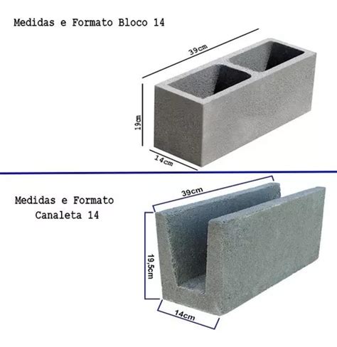 Kit Misto N Forma Canaleta E Bloco Vazado X X Venda Em