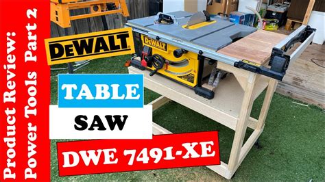 Dewalt Table Saw DWE 7491 Part 2 YouTube