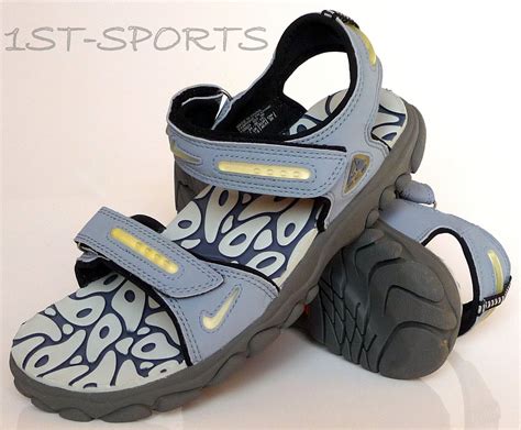 New Mens Nike Strap Runner Sandals Grey Shoes Uk 6