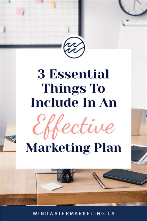 3 Essential Things To Include In An Effective Marketing Plan