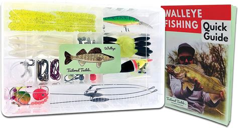 Tailored Tackle Walleye Fishing Kit Pc Tackle Box With Tackle