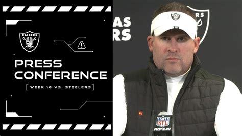 Coach Mcdaniels And Qb Derek Carr Postgame Presser Week Vs