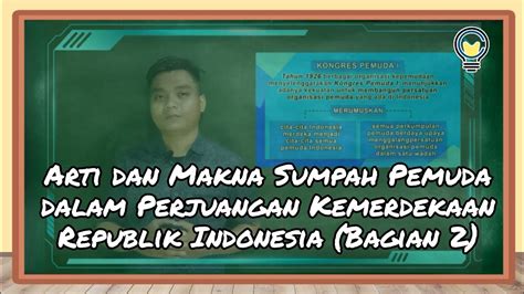 Materi PPKn Kelas 8 Bab 5 Sumpah Pemuda Dalam Bingkai Bhinneka Tunggal