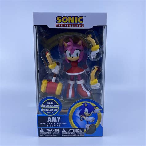 Mavin Sonic The Hedgehog Amy Rose Buildable Interchangeable Parts
