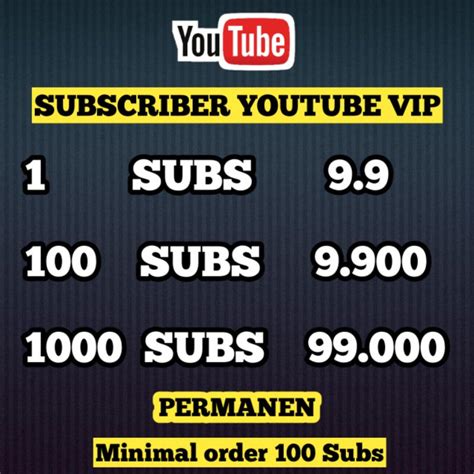 Jual Jasa Subscriber Youtube Untuk Monetisasi Real Aktif Shopee Indonesia