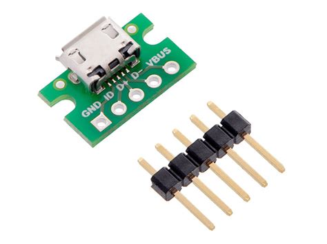 Conector Micro Usb B 5 Pines Hembra Breadboard