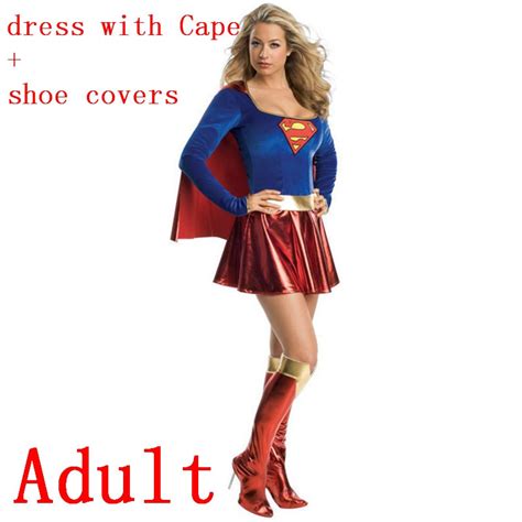 Adult Superwoman Dress Cosplay Costumes Rykamall