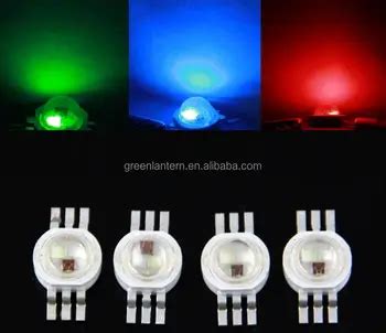 3w Rgb Led Chip 3w Rgb Diode 6 Pins High Power Led Chip Red Blue