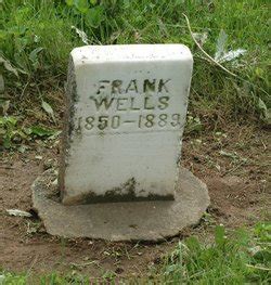 Benjamin Franklin Frank Wells 1850 1889 Mémorial Find a Grave