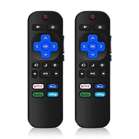 Pack Of Universal Remote Control For Roku Tv Replacement For Onn