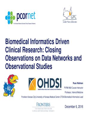 Fillable Online Informatics Gpcnetwork Biomedical Informatics Driven