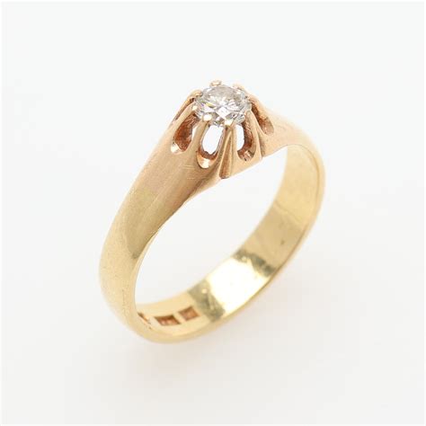 Wiwen Nilsson Ring Med Diamant Smycken Delstenar Ringar Auctionet