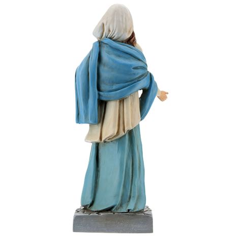 Mary of Nazareth statue, 30 cm painted resin | online sales on HOLYART.com