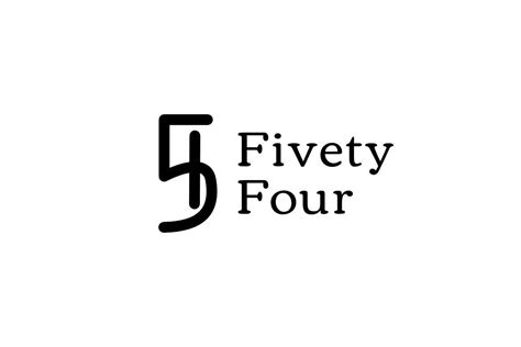 Five Four Monogram Logo Graphic By Ffeeaarr Creative Fabrica