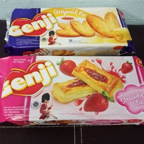 Jual Biskuit Monde Genji Pie Original Strawberry Gr Indonesia