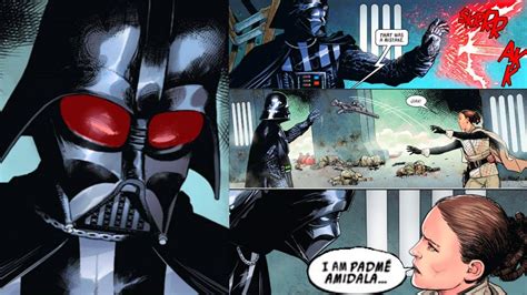 Padme Is Alive And Shoots Darth Vadercanon Star Wars Comics