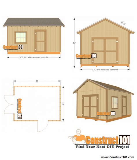 The Plans For A Small Cabin With Loft