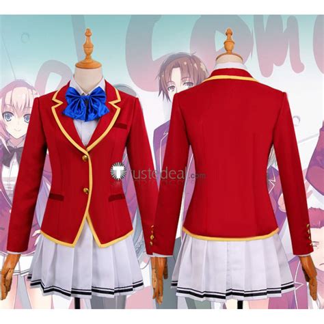 Classroom Of The Elite Suzune Horikita Girls Red White School Uniform