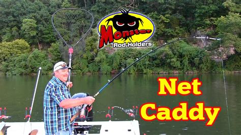 Net Caddy Fishing Net Holder From Monster Rod Holders Youtube