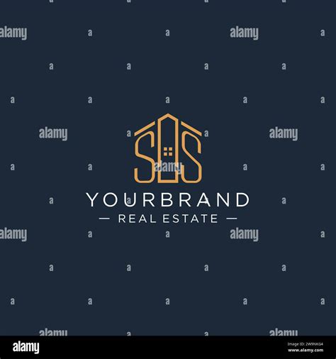 Initial Letter SS Logo With Abstract House Shape Luxury And Modern