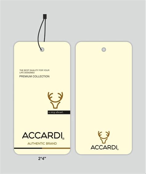 White Kraft Paper Label For Garments At Rs 1 25 Piece In Ahmedabad