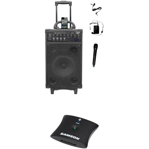 Pyle Pro W Dual Channel Wireless Rechargeable Portable Pa Kit