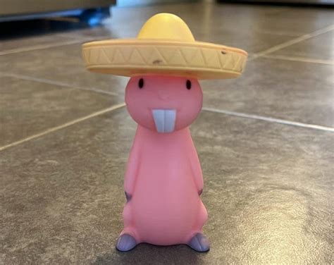 Disney Kim Possible Rufus The Naked Mole Rat Figure Mcdonalds Etsy