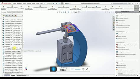 [andrees] Solidworks Tutorial 13 Baugruppe Zusammenfügen Verknüpfungen Youtube