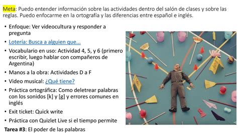 Meta Puedo Entender Informaci N Sobre Las Actividades Dentro Del Sal N