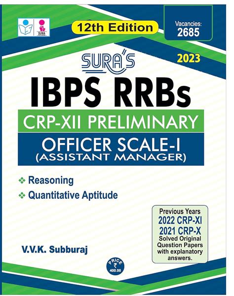 Sura S Ibps Rrbs Crp Xii Preliminary Officer Scale I Assistant Manager