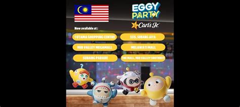 【情報】carls Jr X Eggy Party （蛋仔派對 新加坡，馬來西亞）！ 蛋仔派對 哈啦板 巴哈姆特