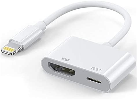 Lightning To Hdmi Adapter Apple Mfi Certified Digital Av Converter With Charging