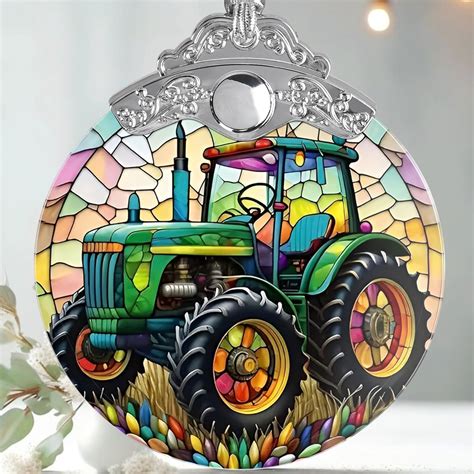 Amazon Jocidea Christmas Ornament Tractor Christmas Decor