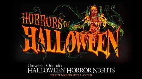 Universal Orlando Announces Full Line Up Of Haunted Houses And Scare