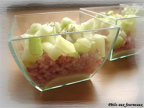 Recette De Verrines Vache Qui Rit Jambon Concombre