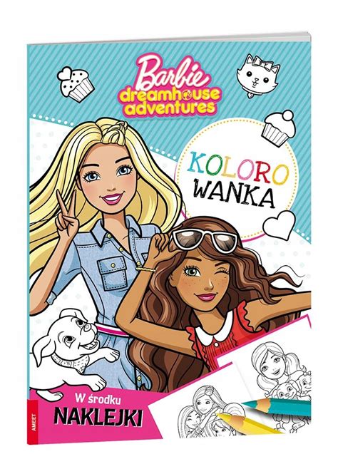 Barbie Dreamhouse Kolorowanki z naklejkami 13614478112 Książka Allegro