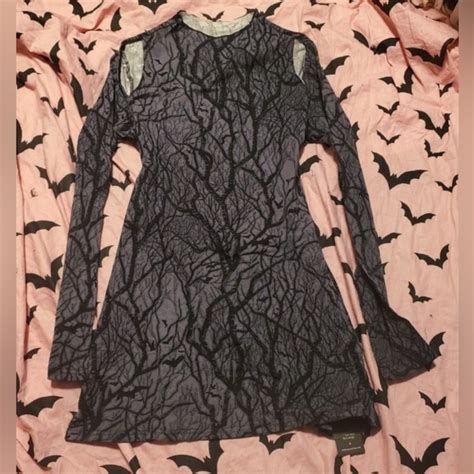Killstar Dresses Killstar Forest Witch Bat Gothic Dress Hot Topic Dollskill Widow Sourpuss