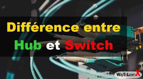 Diff Rence Entre Hub Et Switch Waytolearnx