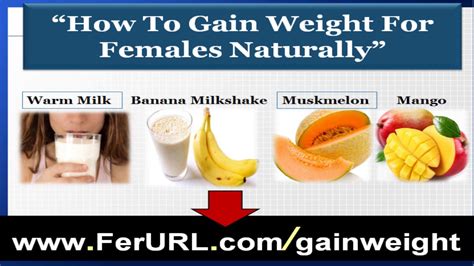 How To Gain Weight For Females Naturally Youtube