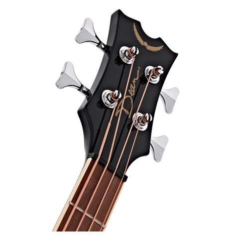 Dean Eab Electro Acoustic Bass Guitar Classic Black At Gear4music