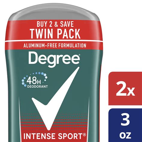 Degree Men Original Deodorant 48 Hour Odor Protection Intense Sport