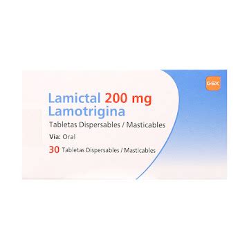 Lamictal Lamotrigina Mg Gsk X Tabletas