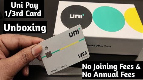 Uni Pay 1 3rd Card Unboxing Pay Your Spend In 3 Parts No Charge